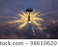 Garden lights that illuminate your feet at night 98610620