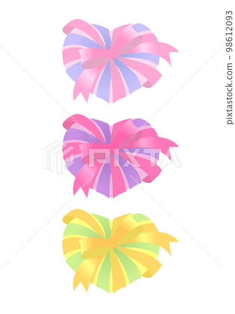 heart and ribbon gift 98612093