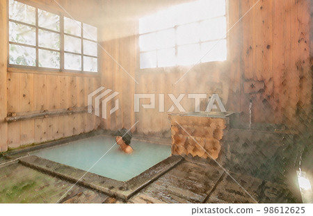 Tsurunoyu Onsen Indoor Bath Nyuto Onsenkyo 98612625