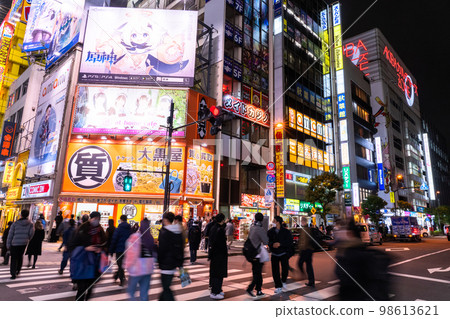 "Tokyo" Akihabara electric town / city night view "Tokyo" Akihabara electric town / city night view 98613621