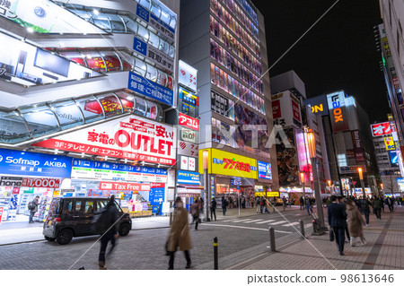 "Tokyo" Akihabara electric town / city night view "Tokyo" Akihabara electric town / city night view 98613646