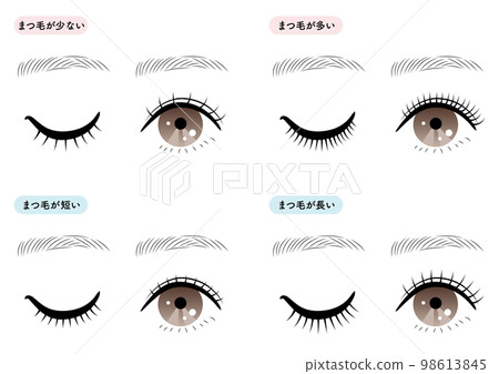 Eyelashes (long/short/many/few) set Eyelashes (long/short/many/few) set 98613845
