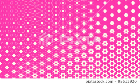 An image in which the pattern changes like a kaleidoscope 98613920