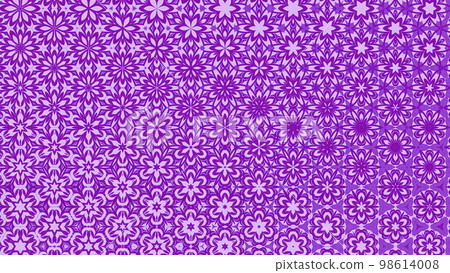 An image in which the pattern changes like a kaleidoscope 98614008