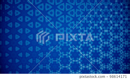 An image in which the pattern changes like a kaleidoscope 98614171