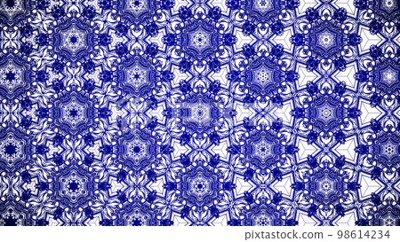 圖案像萬花筒一樣變化的圖像 98614234