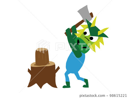 Camp Ryu wood-chopping outdoor 98615221