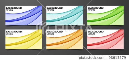 Beautiful rainbow color pattern. Abstract background design. Neon color design for Gen Z 98615279