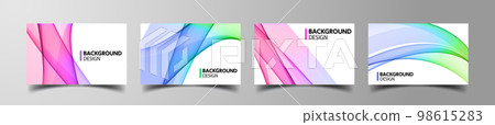 Beautiful rainbow color pattern. Abstract background design. Neon color design for Gen Z Beautiful rainbow color pattern. Abstract background design. Neon color design for Gen Z 98615283