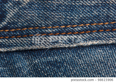 closeup texture thread and stitch denim pants closeup texture thread and stitch denim pants 98615906