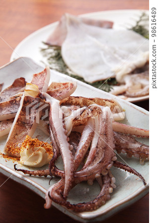 Overnight dried squid Overnight dried squid 98616489