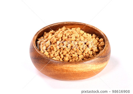Soy meat minced in a bowl 98616908