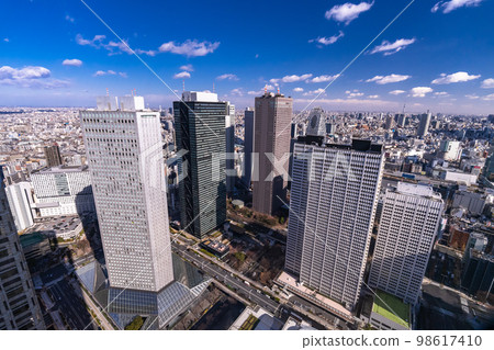 "Tokyo" Tokyo cityscape, view from Shinjuku "Tokyo" Tokyo cityscape, view from Shinjuku 98617410
