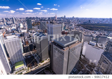 "Tokyo" Tokyo cityscape, view from Shinjuku "Tokyo" Tokyo cityscape, view from Shinjuku 98617412