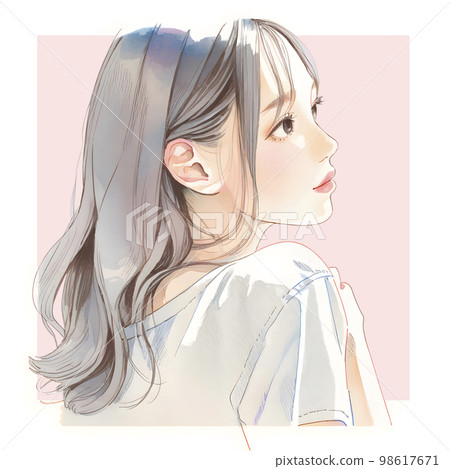 Illustration of a beautiful older sister Watercolor style "AI-generated image" Illustration of a beautiful older sister Watercolor style "AI-generated image" 98617671