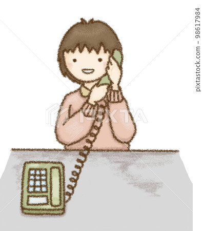 打電話的女人(透明) 打電話的女人(透明) 98617984