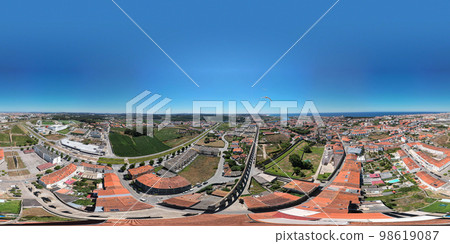 360 degree panoramic landscape panorama of the old historical city Vila do Conde 360 degree panoramic landscape panorama of the old historical city Vila do Conde 98619087