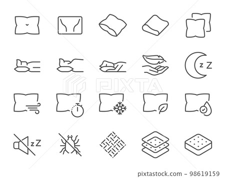 vector, icon, set 98619159