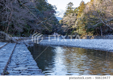 Ise Grand Shrine Naiku in snow Ise Grand Shrine Naiku in snow 98619477