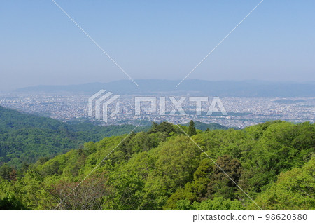 Hieizan Driveway View of Kyoto City from Tosendai 98620380