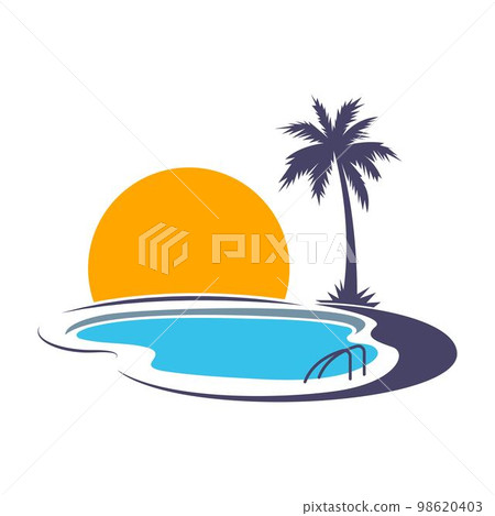 Pools icon logo design Pools icon logo design 98620403