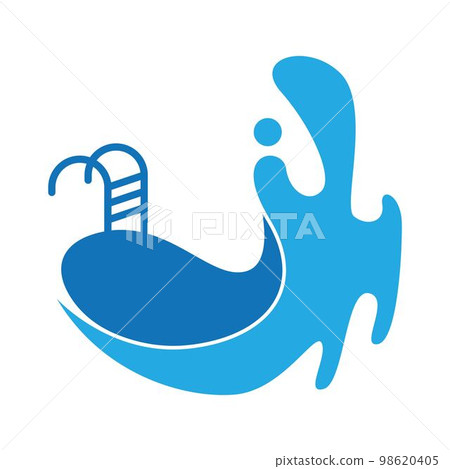 Pools icon logo design 98620405
