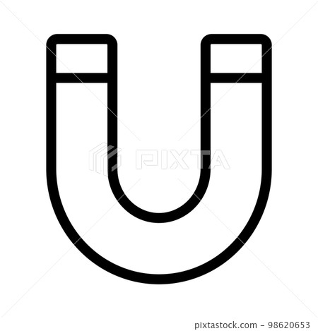 magnet icon. chemistry and physics tools. vector. magnet icon. chemistry and physics tools. vector. 98620653