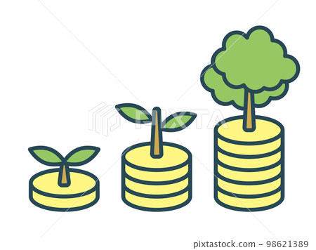 Growing tree, wealth management 98621389