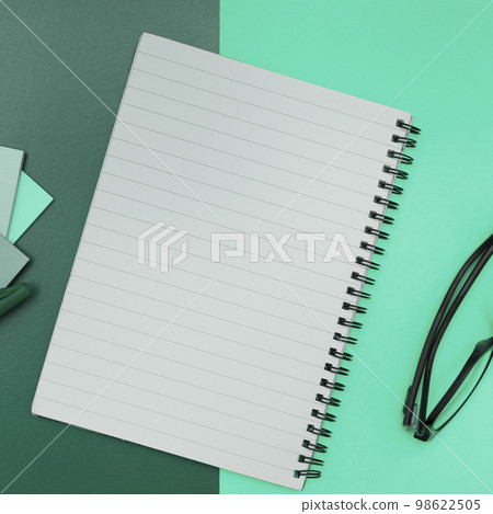 Image with school supplies, colored stickers, notebooks. Pens, pencils, rullers, calculator, keyboard. Assortment office items. Important information written on paper. Image with school supplies, colored stickers, notebooks. Pens, pencils, rullers, calculator, keyboard. Assortment office items. Important information written on paper. 98622505