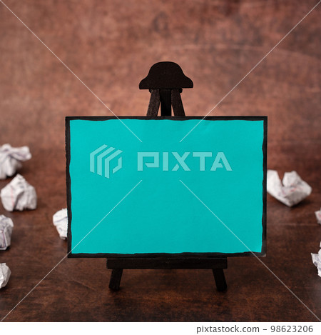 Paper Wraps Placed Around Important Information. Wrinkled Notes Arranged In Circle With Crutial Announcement Inside. Crumpled Memos With Critical Data In. 98623206