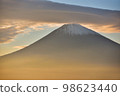 Mt.Fuji at twilight with clouds 98623440