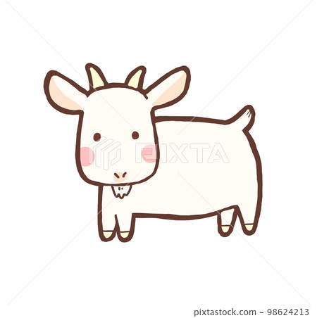 可愛的山羊圖 可愛的山羊圖 98624213