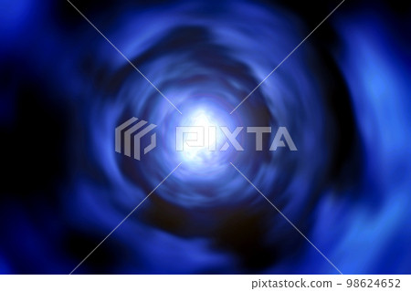 Background material with the image of a warp in outer space (image of a wormhole / black hole) 98624652