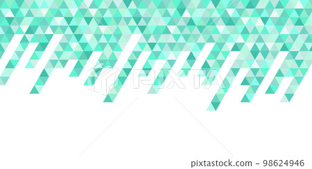 Abstract mosaic background material composed of triangles 98624946