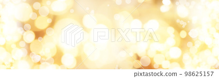 Glittering golden bokeh horizontal background Glittering golden bokeh horizontal background 98625157