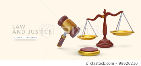 Law and justice concept 98626210