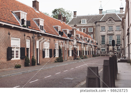 beautiful architecture on the streets of the city of Utrecht in the Netherlands. 98628725