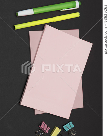 Different Office Supplies, Colored Stickers, Notebooks. Pens, Pencils, Rullers, Marckers. Different School Items. Important information. Accessories lying on desk. Different Office Supplies, Colored Stickers, Notebooks. Pens, Pencils, Rullers, Marckers. Different School Items. Important information. Accessories lying on desk. 98629262