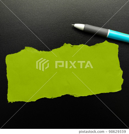 Important Information Written Under Ripped Piece Of Paper. Crutial Announcement Underneath Torn Notepaper. Critical Data Shown Beneath Teared Apart Worksheet. 98629339