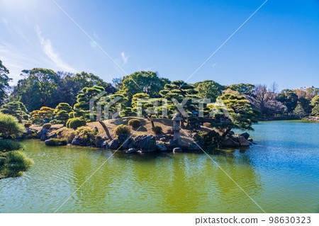 (東京)清澄庭園冬季 (東京)清澄庭園冬季 98630323