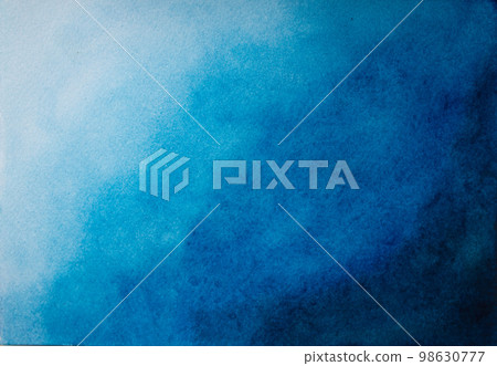Blue gradient abstract watercolor background for texture backgrounds and web banners design 98630777