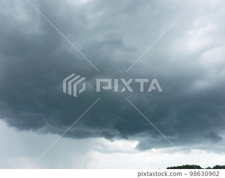 Guerrilla heavy rain causes rain pillars 98630902