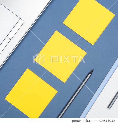 Colored Paper Puzzles Lying On Table. Important Text Written Over Paper. Office Stationery Around School Accessories, Pens, Pensils, Computer Keyboard. Colored Paper Puzzles Lying On Table. Important Text Written Over Paper. Office Stationery Around School Accessories, Pens, Pensils, Computer Keyboard. 98631032