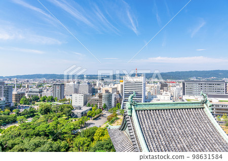 View of Wakayama City from Wakayama Castle Tower (North direction towards Wakayama City Hall) View of Wakayama City from Wakayama Castle Tower (North direction towards Wakayama City Hall) 98631584