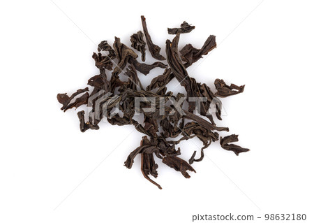Black tea isolated on white Black tea isolated on white 98632180
