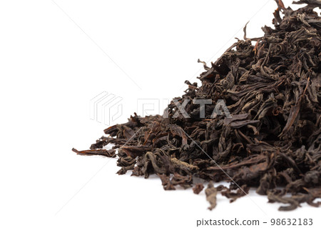 Black tea isolated on white Black tea isolated on white 98632183