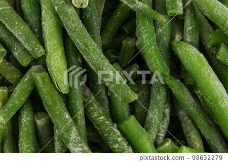 Frozen cut green beans vegetable Frozen cut green beans vegetable 98632279