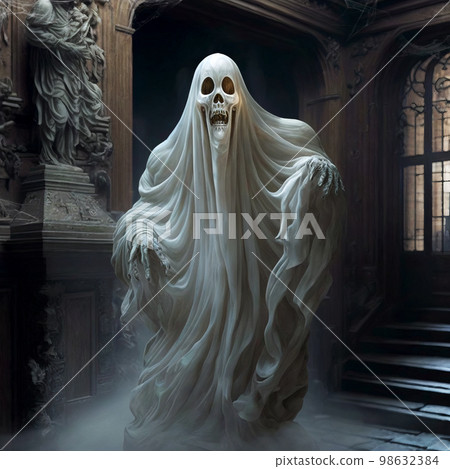 ghost, halloween, room 98632384