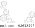 齒輪圖背景素材（灰色） 98632597