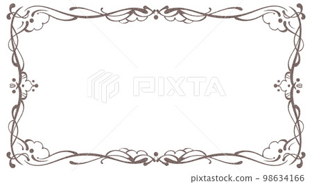 antique frame material 98634166